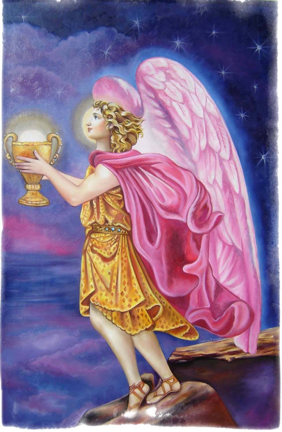 Архангел Чамуил — ангелы любви и воплощение розового пламени