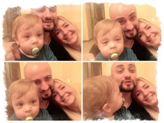 Сатаненко с сыном и девушкой