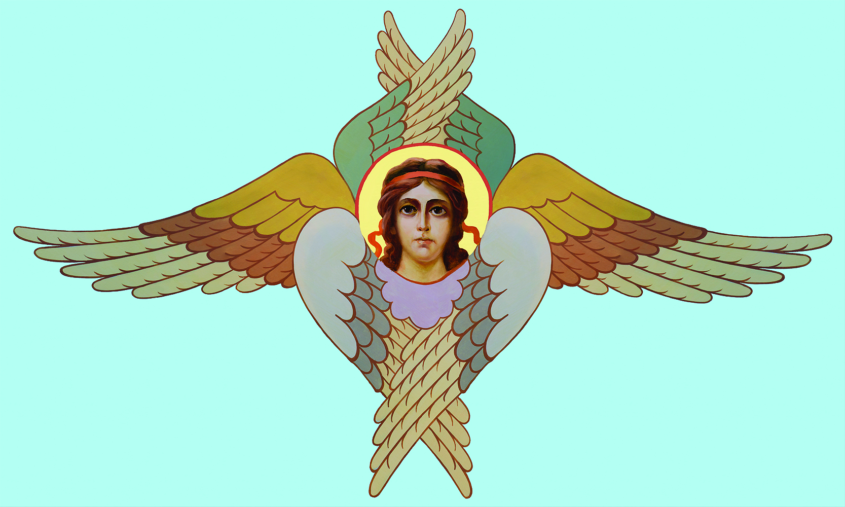 Серафим икона ангел
