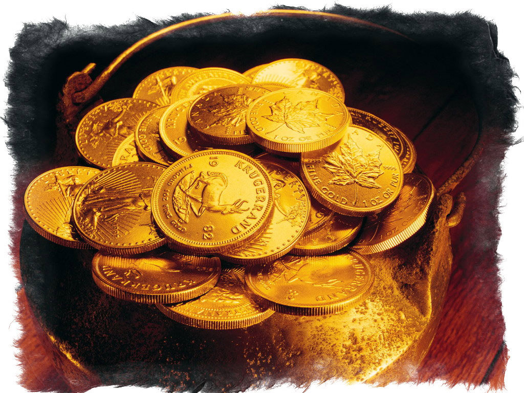 монеты для ритуала Вуду на богатство