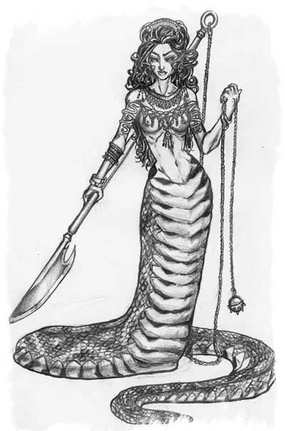 Ехидна — мать чудовищ из греческих мифов